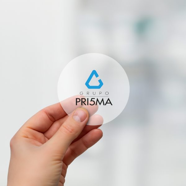 Stickers transparentes personalizados en otro acabado o aplicación