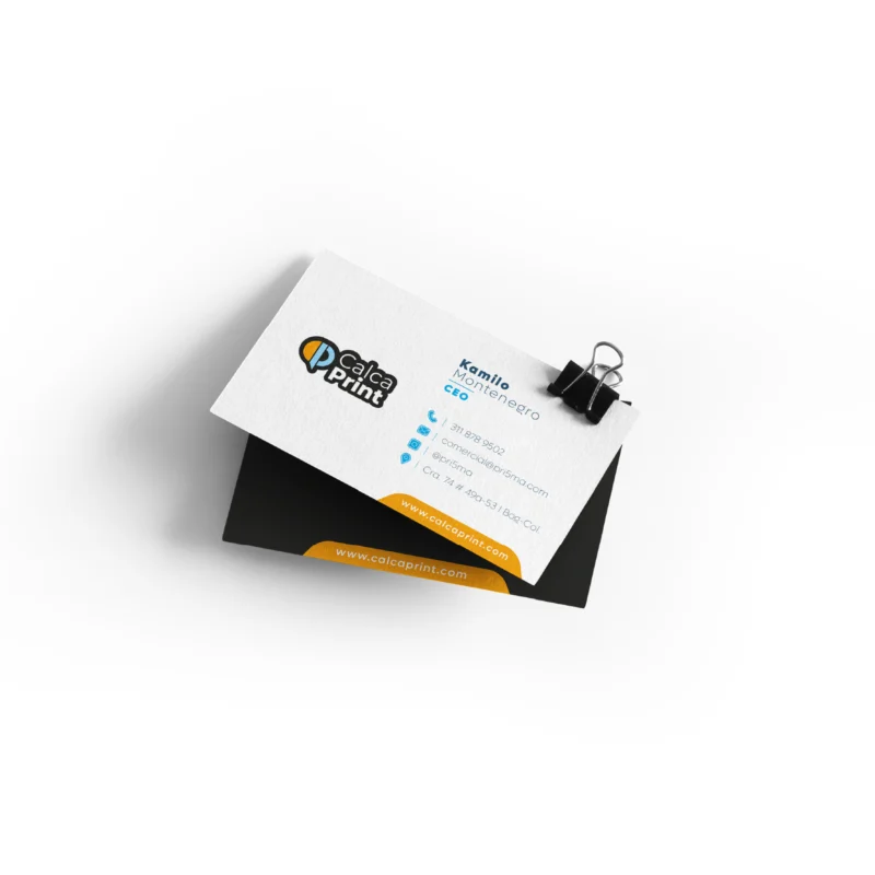 Tarjetas de presentación personalizadas calcaprint - grupo PRI5MA